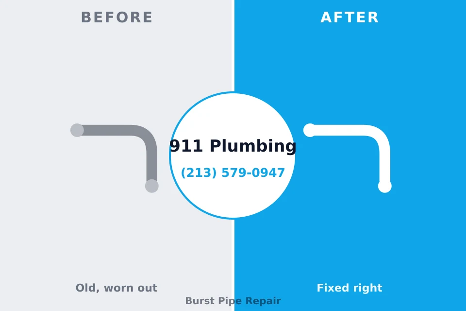 Before and after: plumbing company Stem, NC